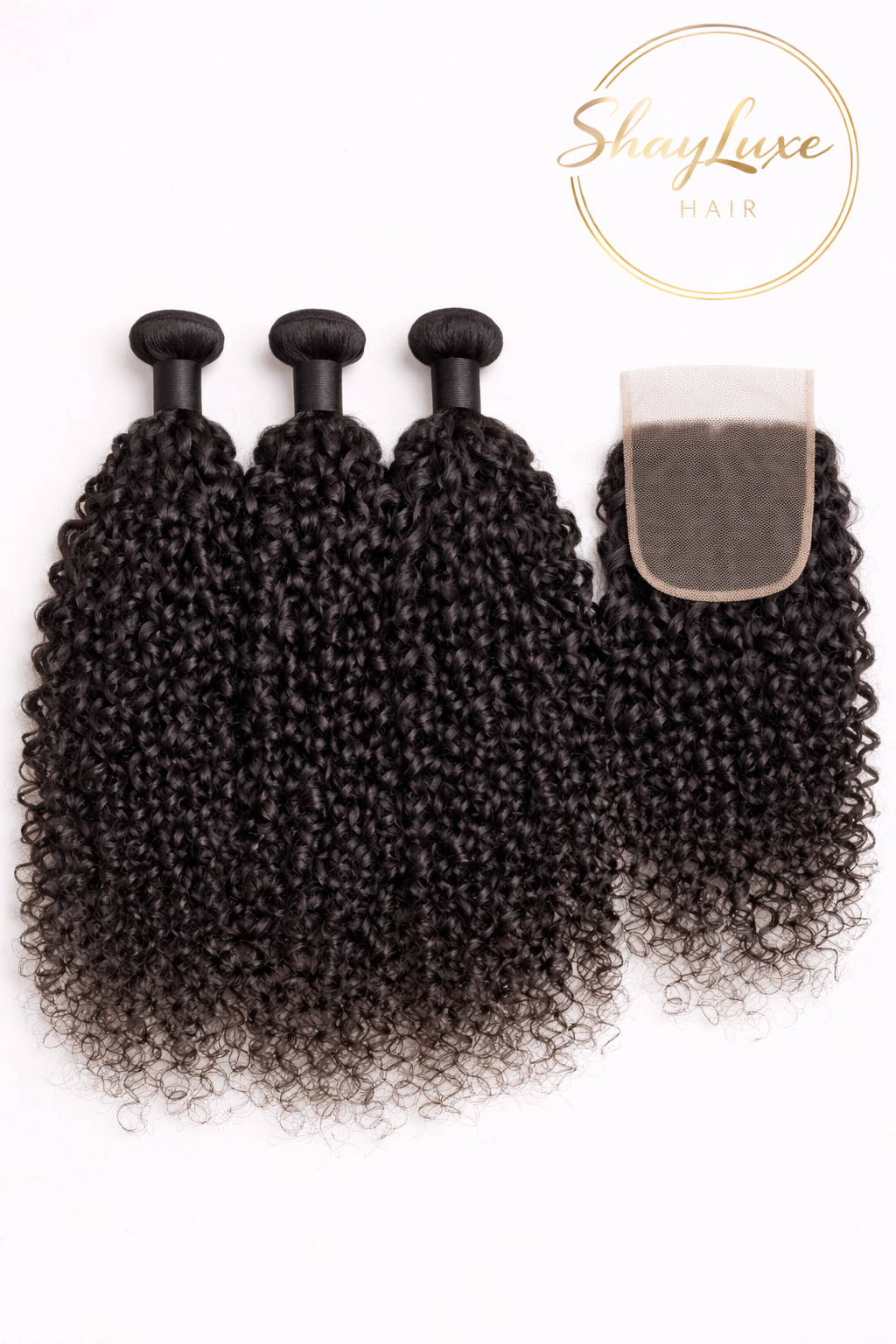Signature Luxe Burmese Curly Bundles + Closure